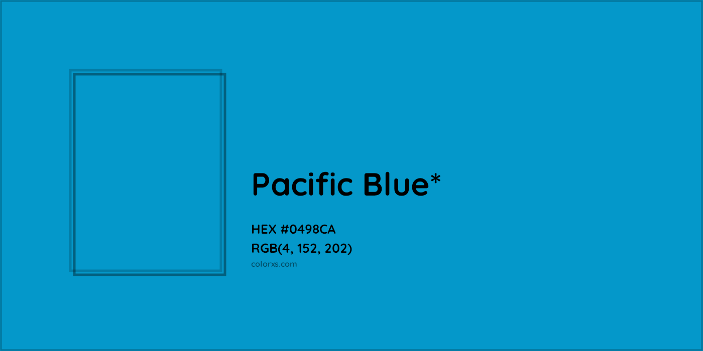 HEX #0498CA Color Name, Color Code, Palettes, Similar Paints, Images