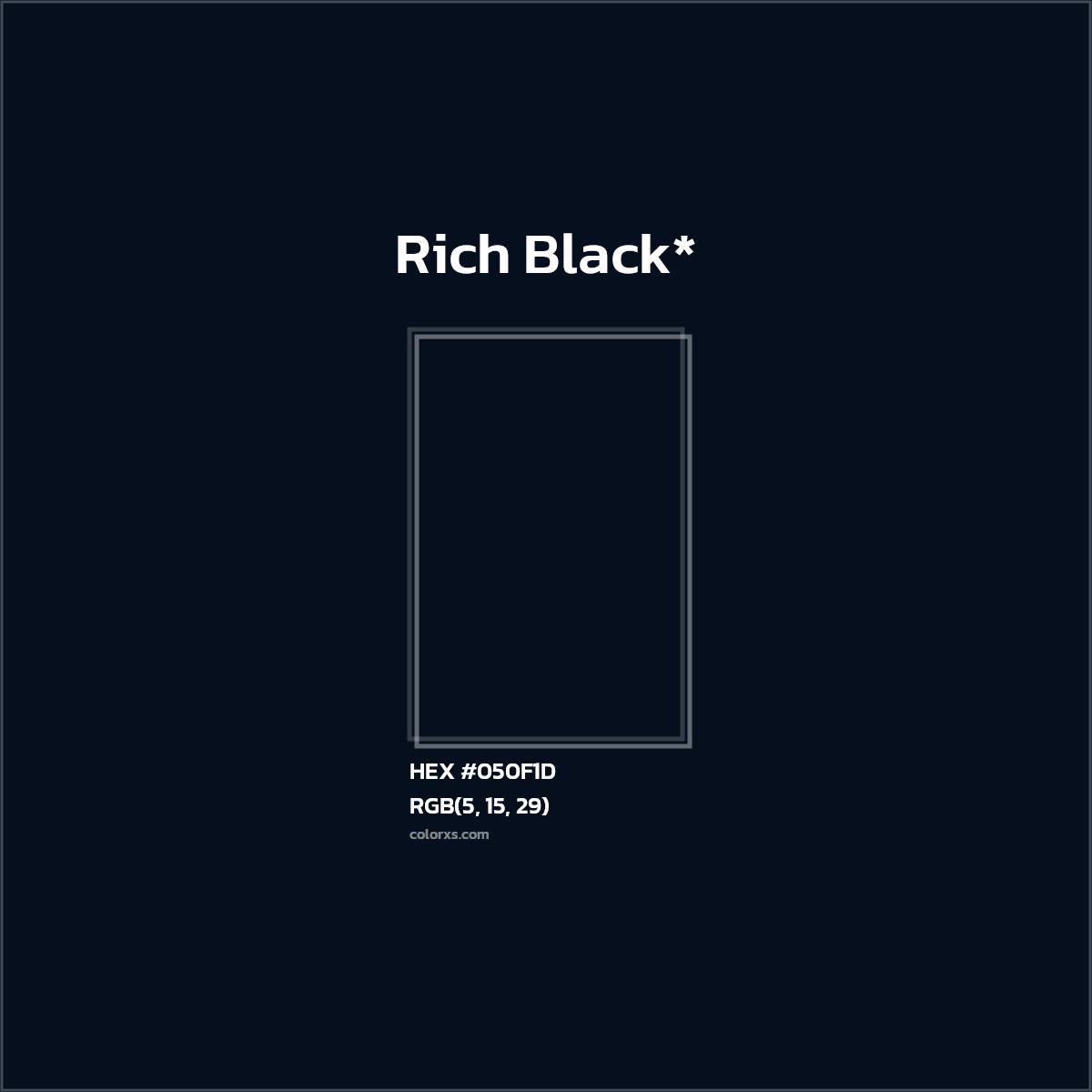 HEX #050F1D Color Name, Color Code, Palettes, Similar Paints, Images