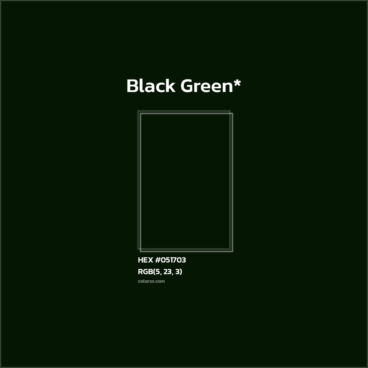HEX #051703 Color Name, Color Code, Palettes, Similar Paints, Images