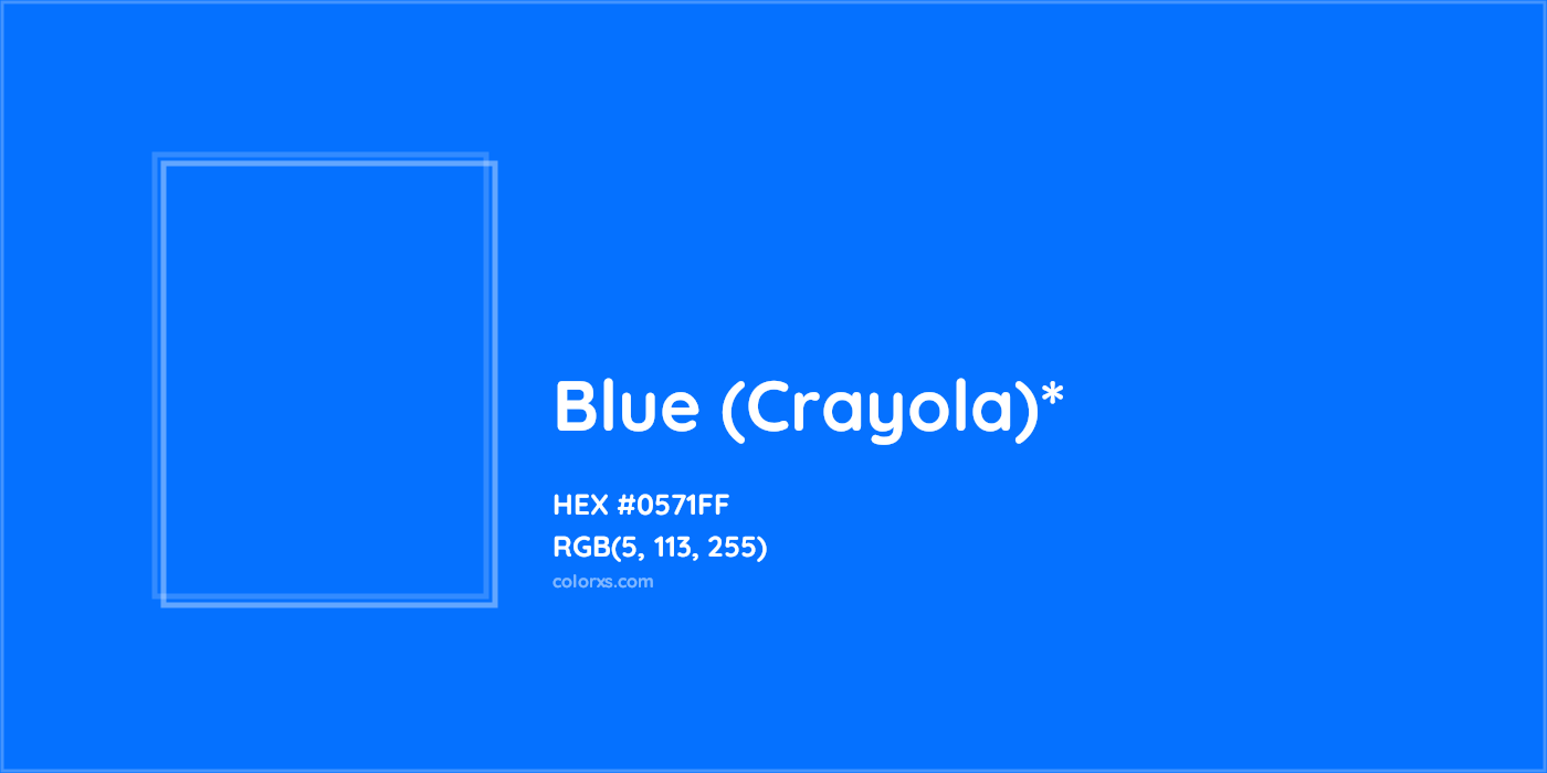 HEX #0571FF Color Name, Color Code, Palettes, Similar Paints, Images