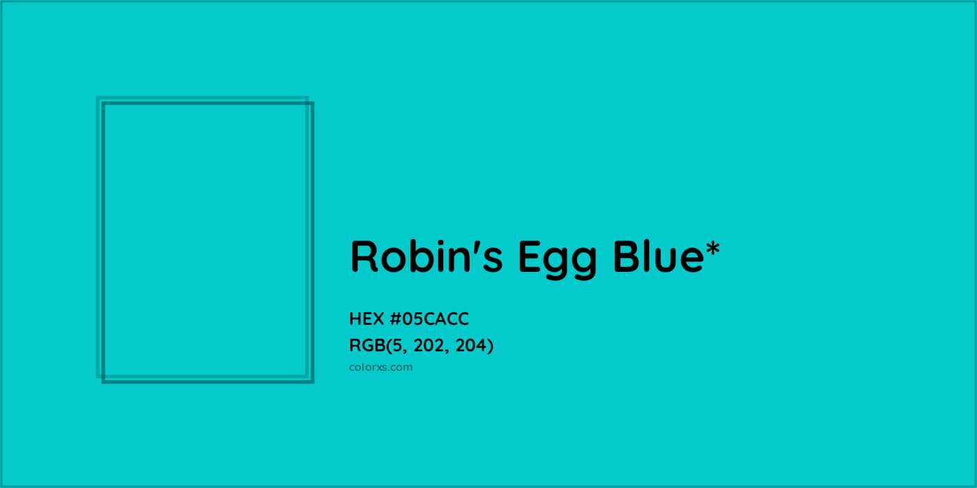 HEX #05CACC Color Name, Color Code, Palettes, Similar Paints, Images