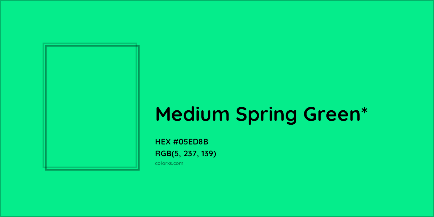 HEX #05ED8B Color Name, Color Code, Palettes, Similar Paints, Images