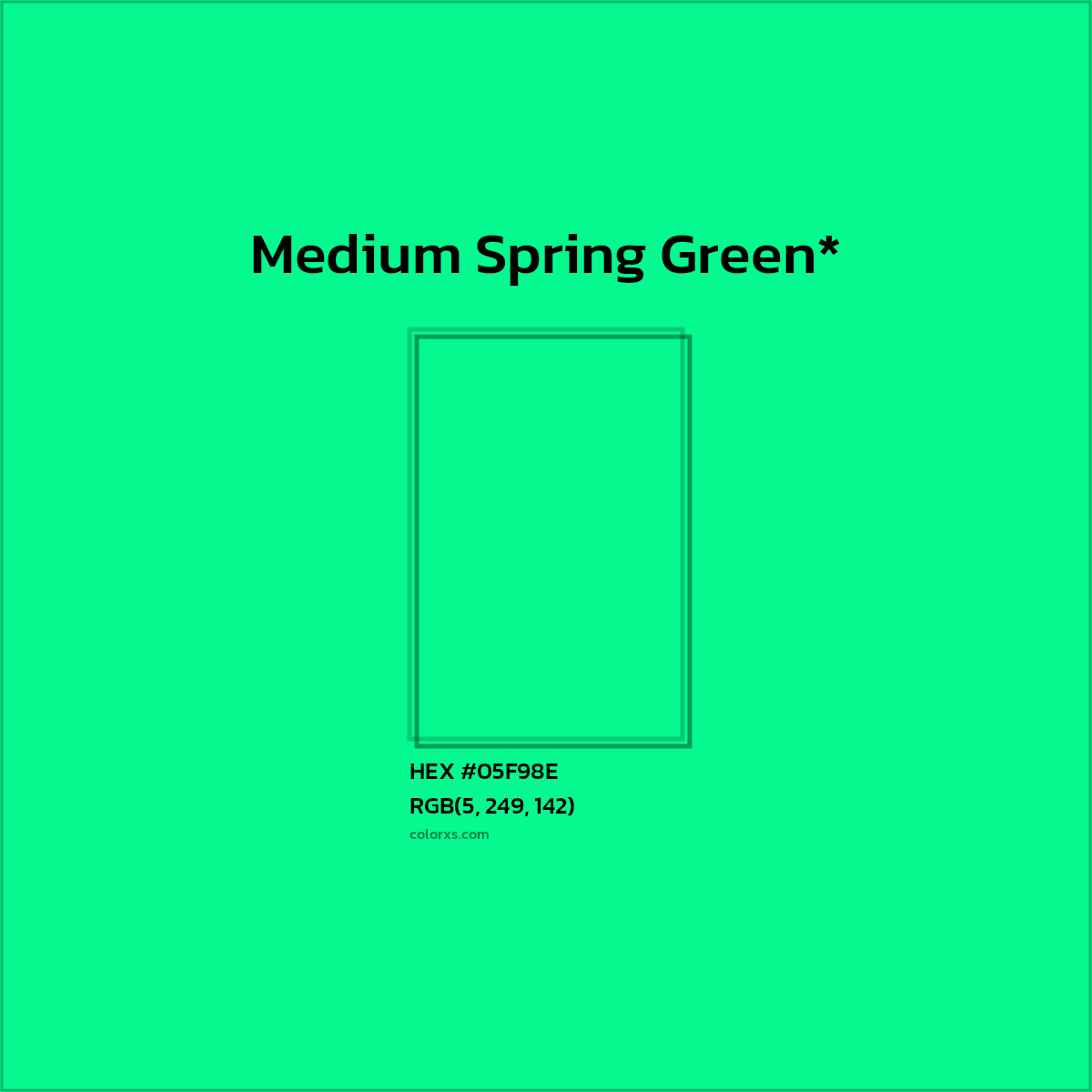 HEX #05F98E Color Name, Color Code, Palettes, Similar Paints, Images