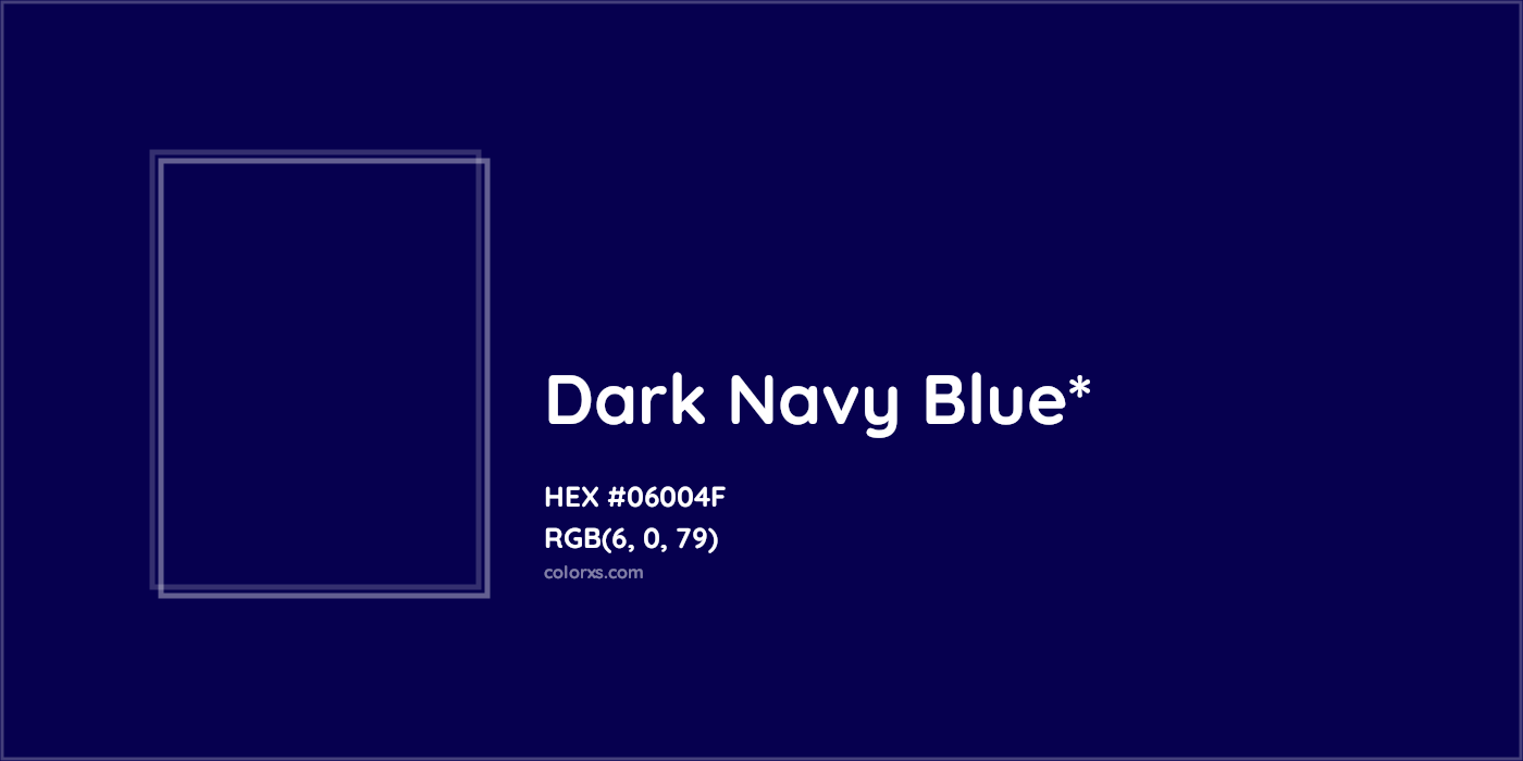 HEX #06004F Color Name, Color Code, Palettes, Similar Paints, Images