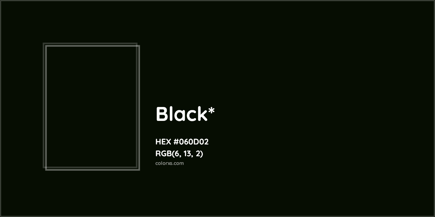 HEX #060D02 Color Name, Color Code, Palettes, Similar Paints, Images