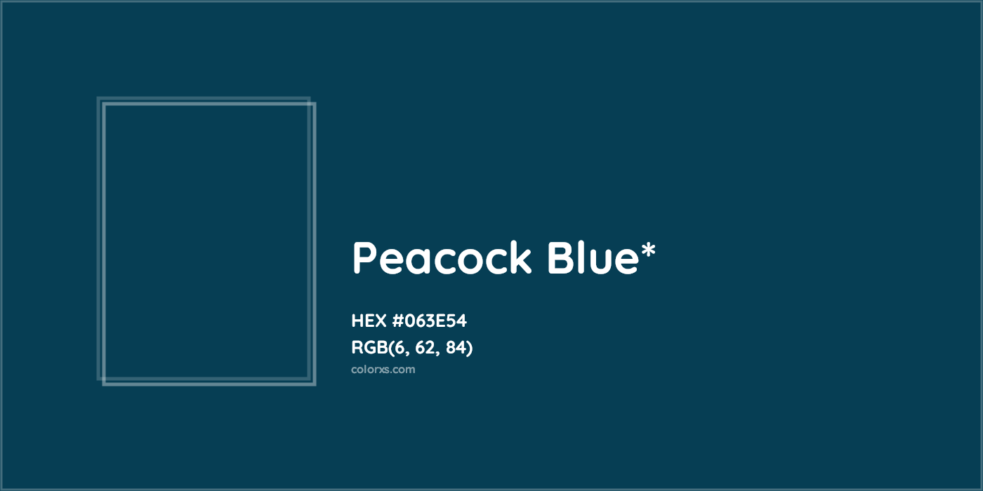 HEX #063E54 Color Name, Color Code, Palettes, Similar Paints, Images