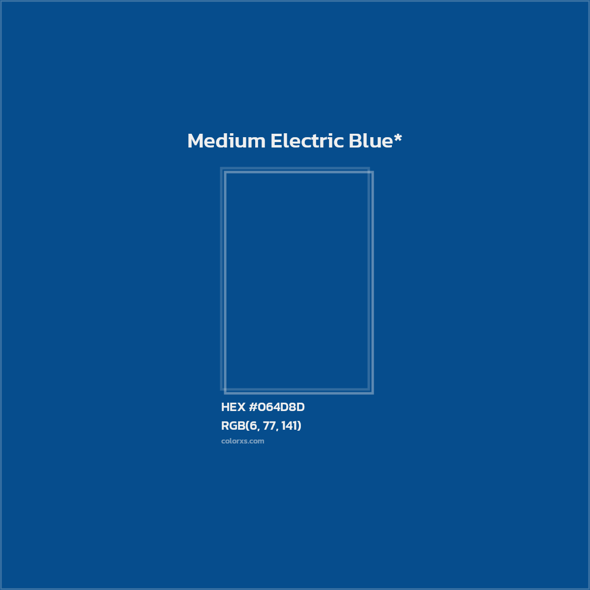 HEX #064D8D Color Name, Color Code, Palettes, Similar Paints, Images