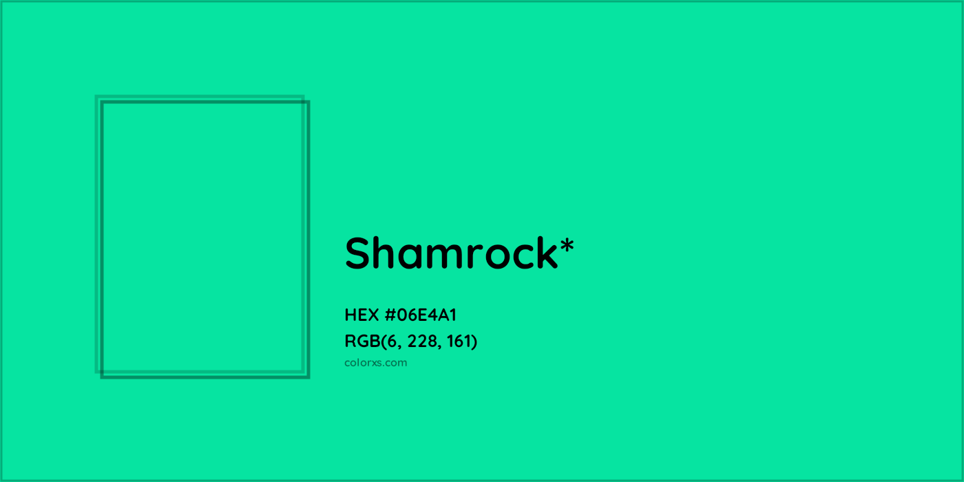 HEX #06E4A1 Color Name, Color Code, Palettes, Similar Paints, Images