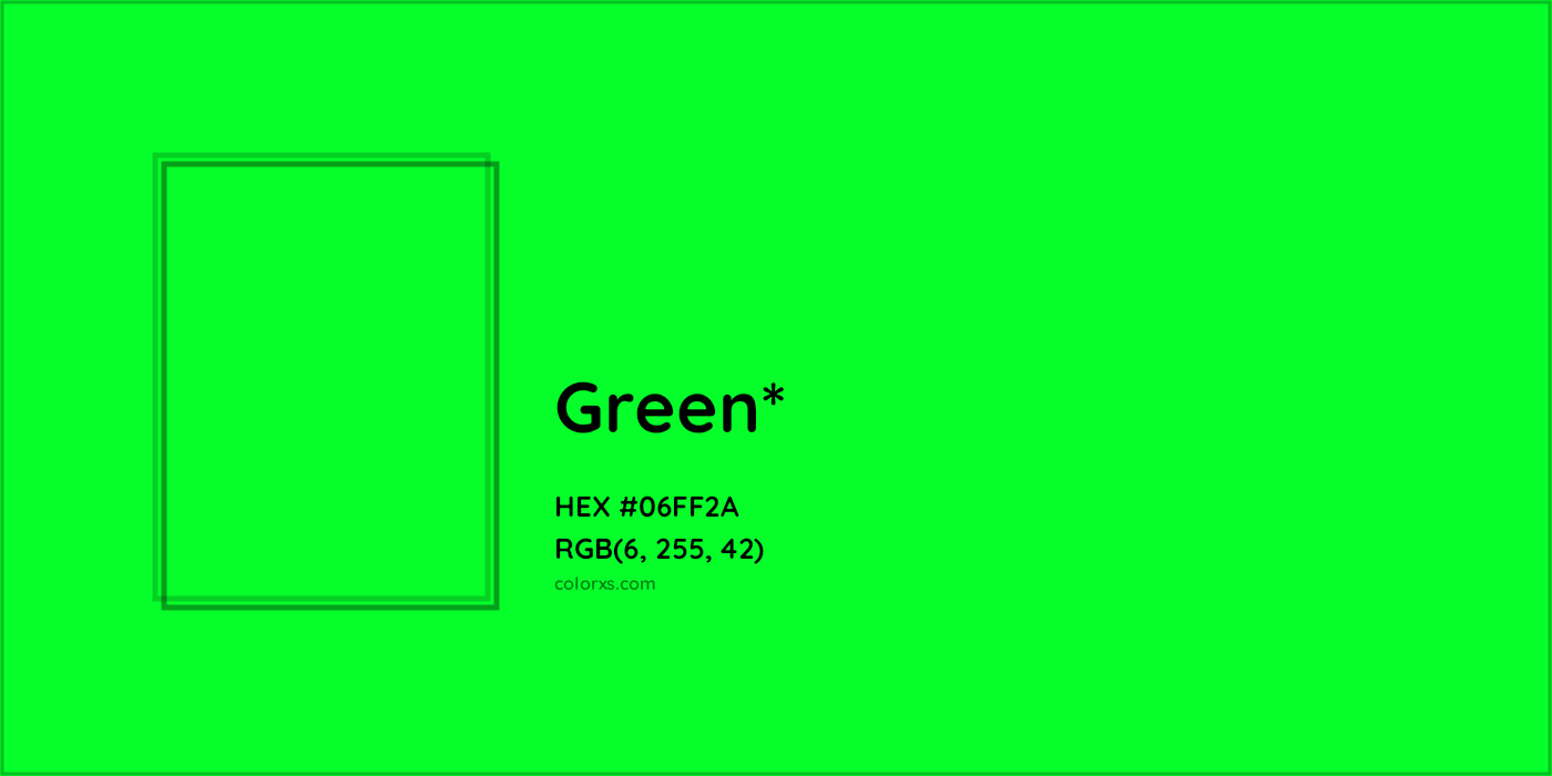 HEX #06FF2A Color Name, Color Code, Palettes, Similar Paints, Images