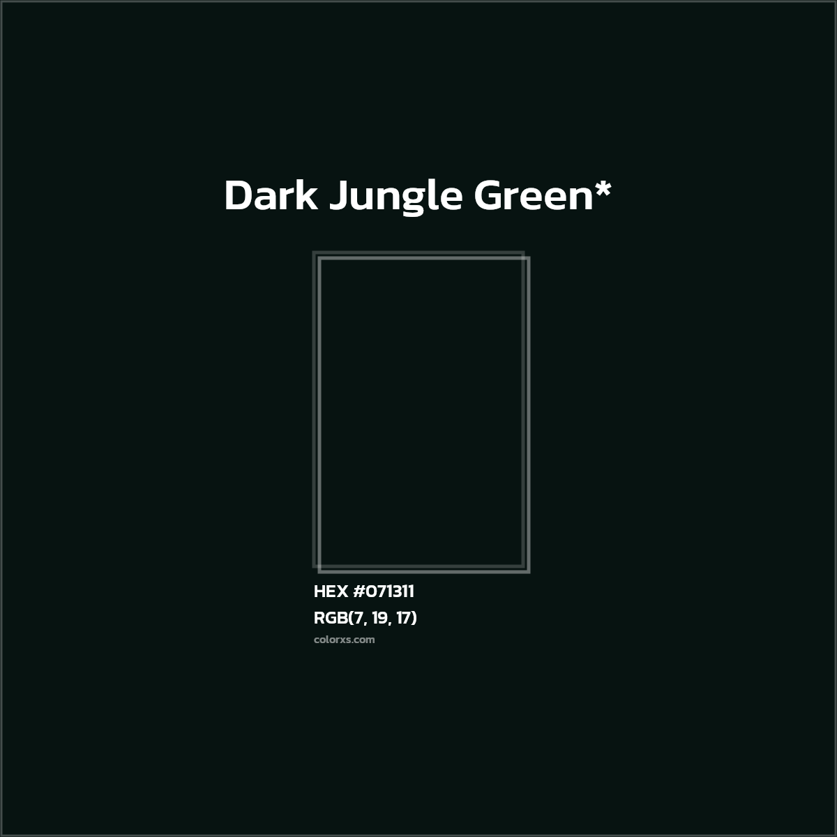 HEX #071311 Color Name, Color Code, Palettes, Similar Paints, Images