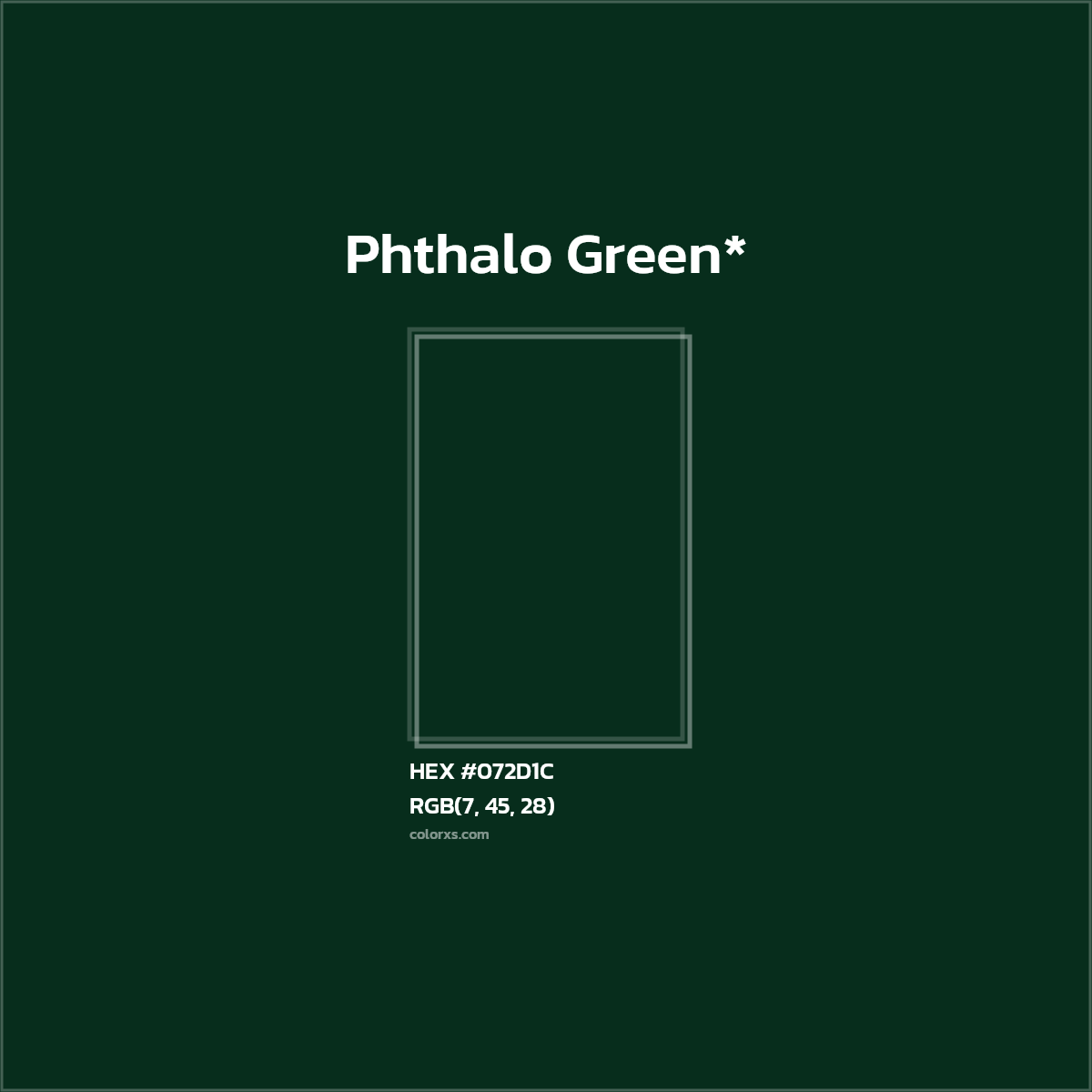 HEX #072D1C Color Name, Color Code, Palettes, Similar Paints, Images