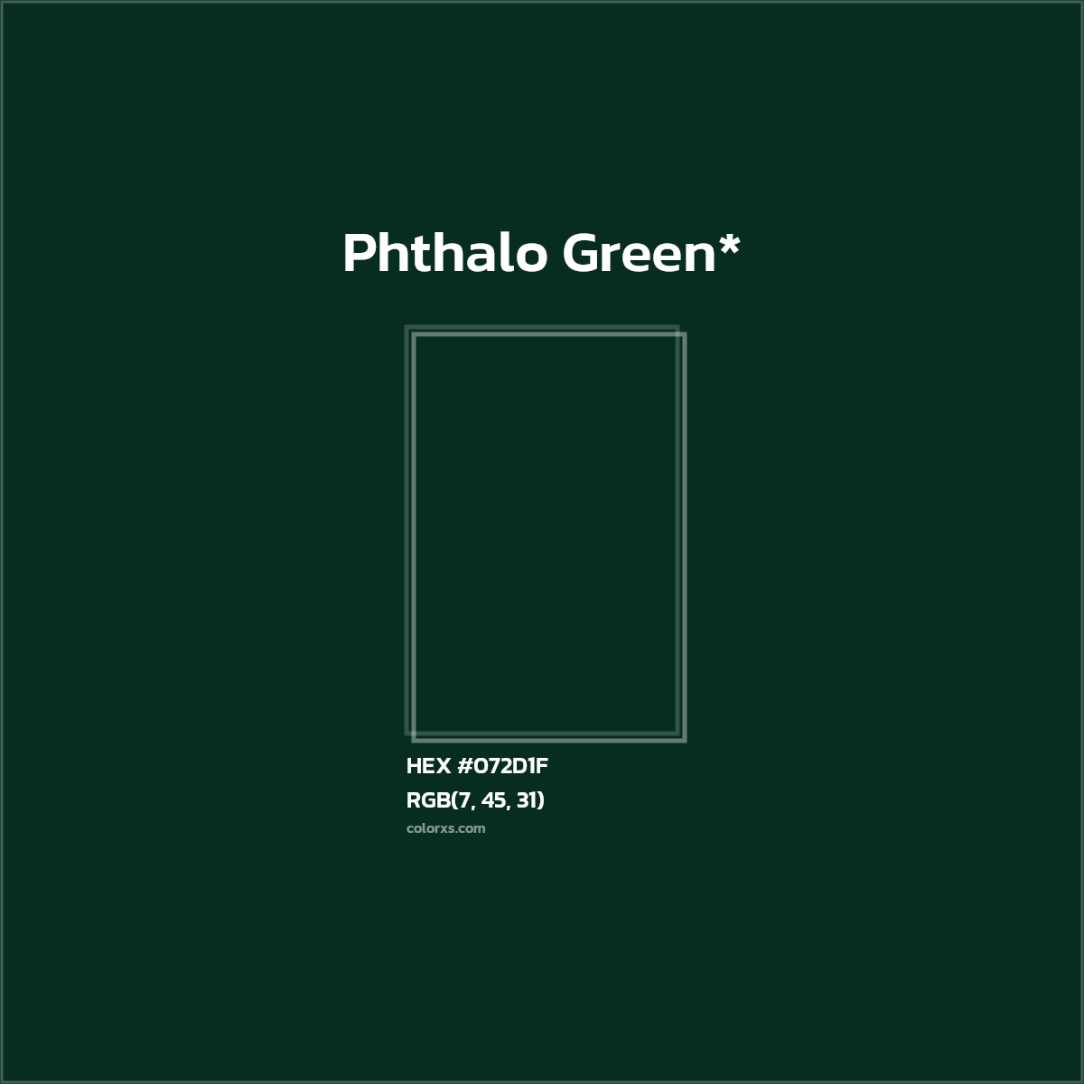 HEX #072D1F Color Name, Color Code, Palettes, Similar Paints, Images