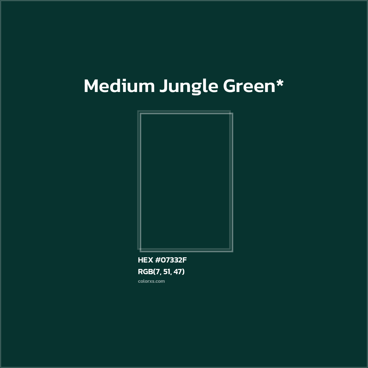 HEX #07332F Color Name, Color Code, Palettes, Similar Paints, Images