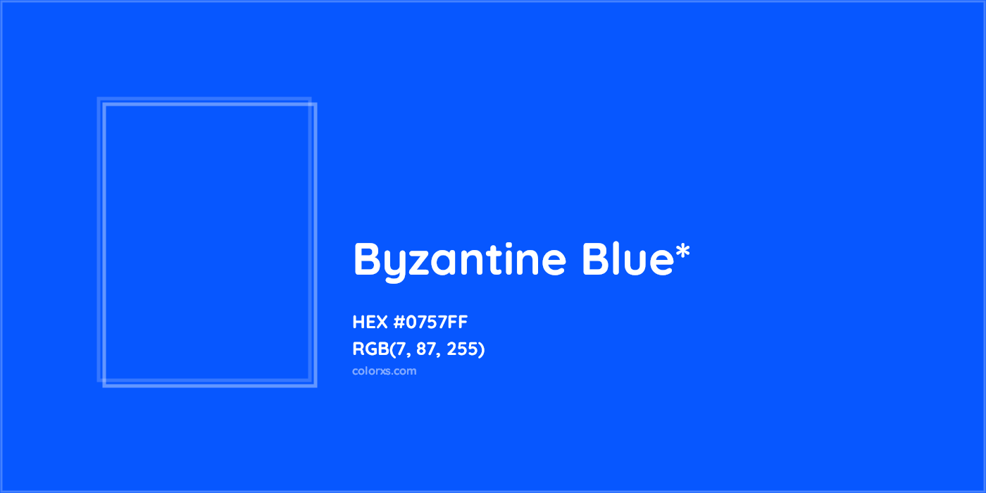 HEX #0757FF Color Name, Color Code, Palettes, Similar Paints, Images