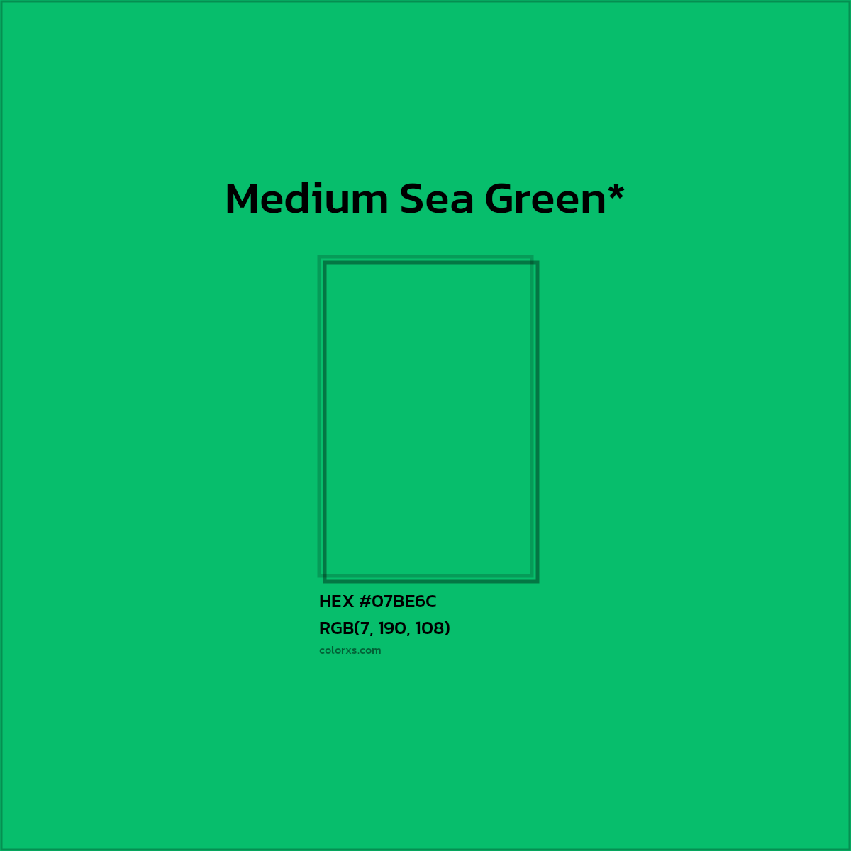 HEX #07BE6C Color Name, Color Code, Palettes, Similar Paints, Images