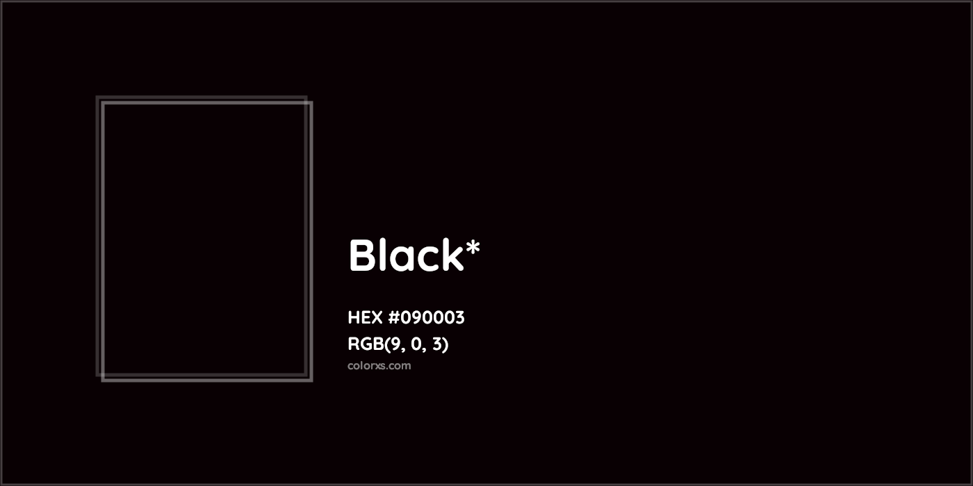 HEX #090003 Color Name, Color Code, Palettes, Similar Paints, Images