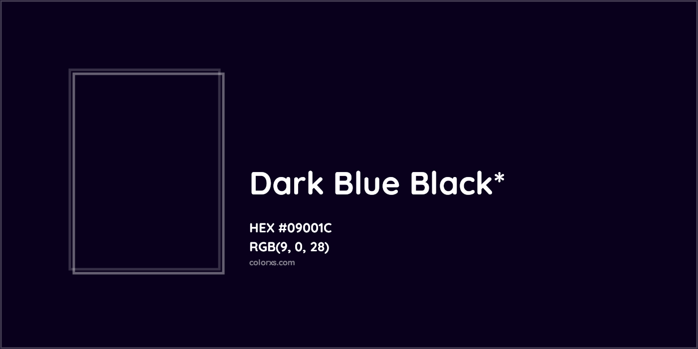 HEX #09001C Color Name, Color Code, Palettes, Similar Paints, Images