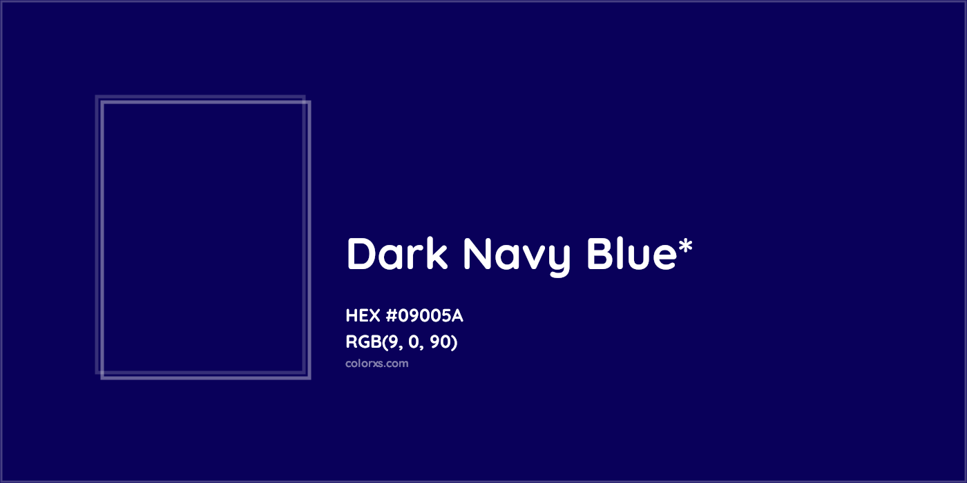 HEX #09005A Color Name, Color Code, Palettes, Similar Paints, Images