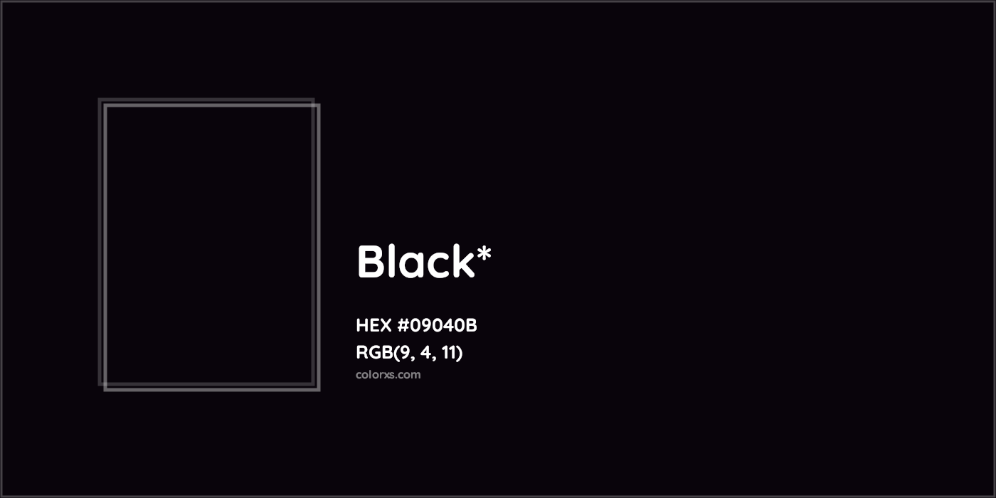 HEX #09040B Color Name, Color Code, Palettes, Similar Paints, Images
