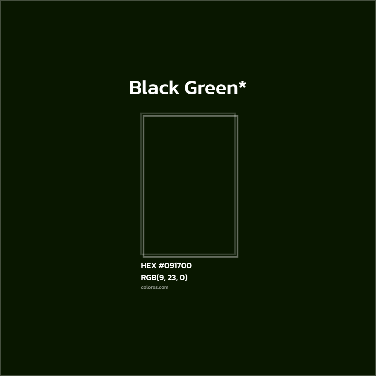 HEX #091700 Color Name, Color Code, Palettes, Similar Paints, Images