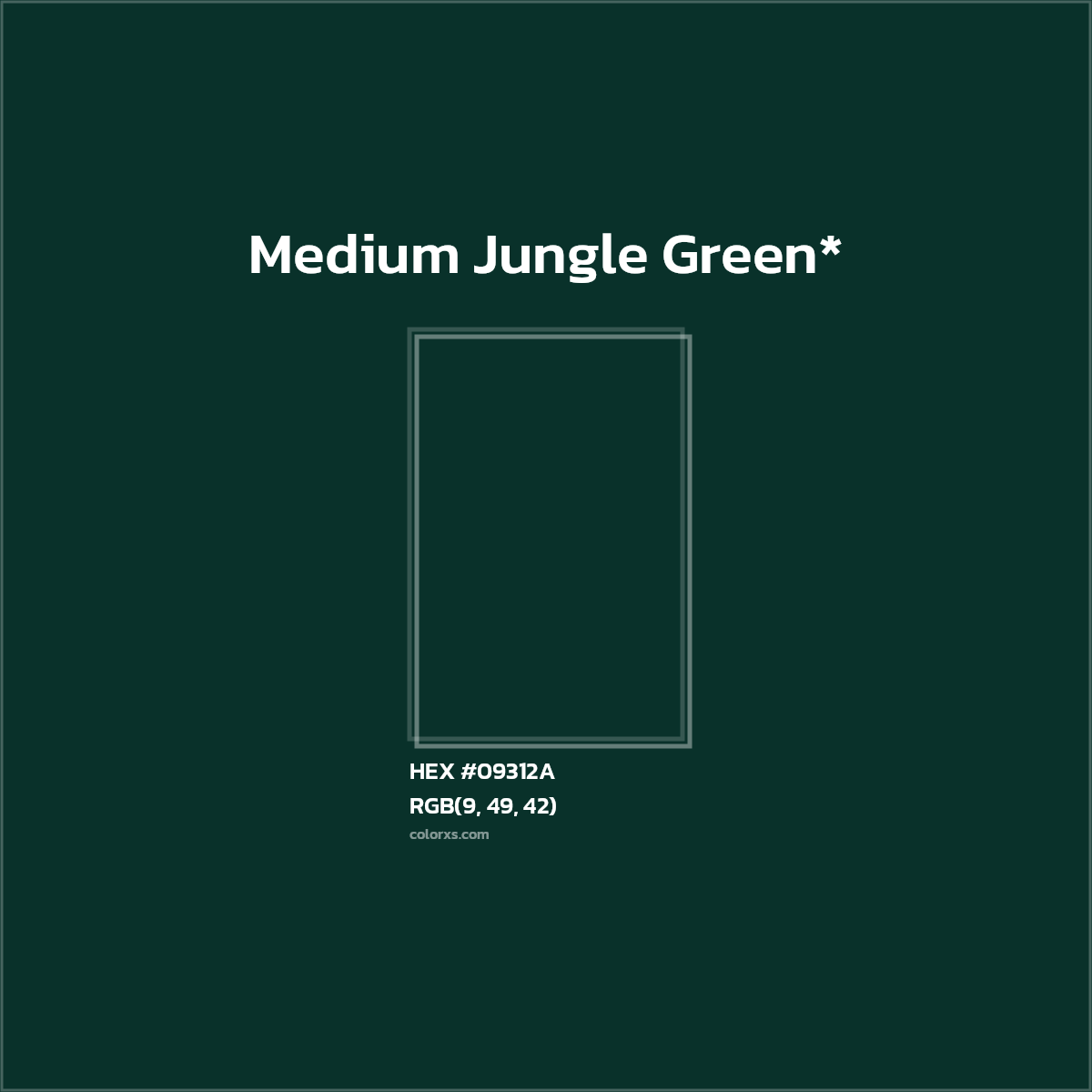 HEX #09312A Color Name, Color Code, Palettes, Similar Paints, Images