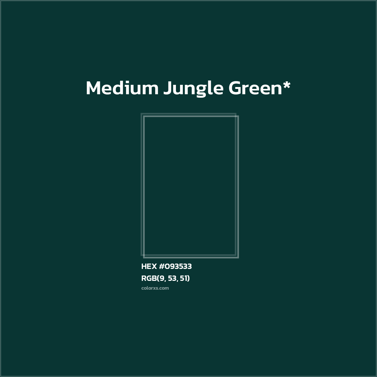 HEX #093533 Color Name, Color Code, Palettes, Similar Paints, Images