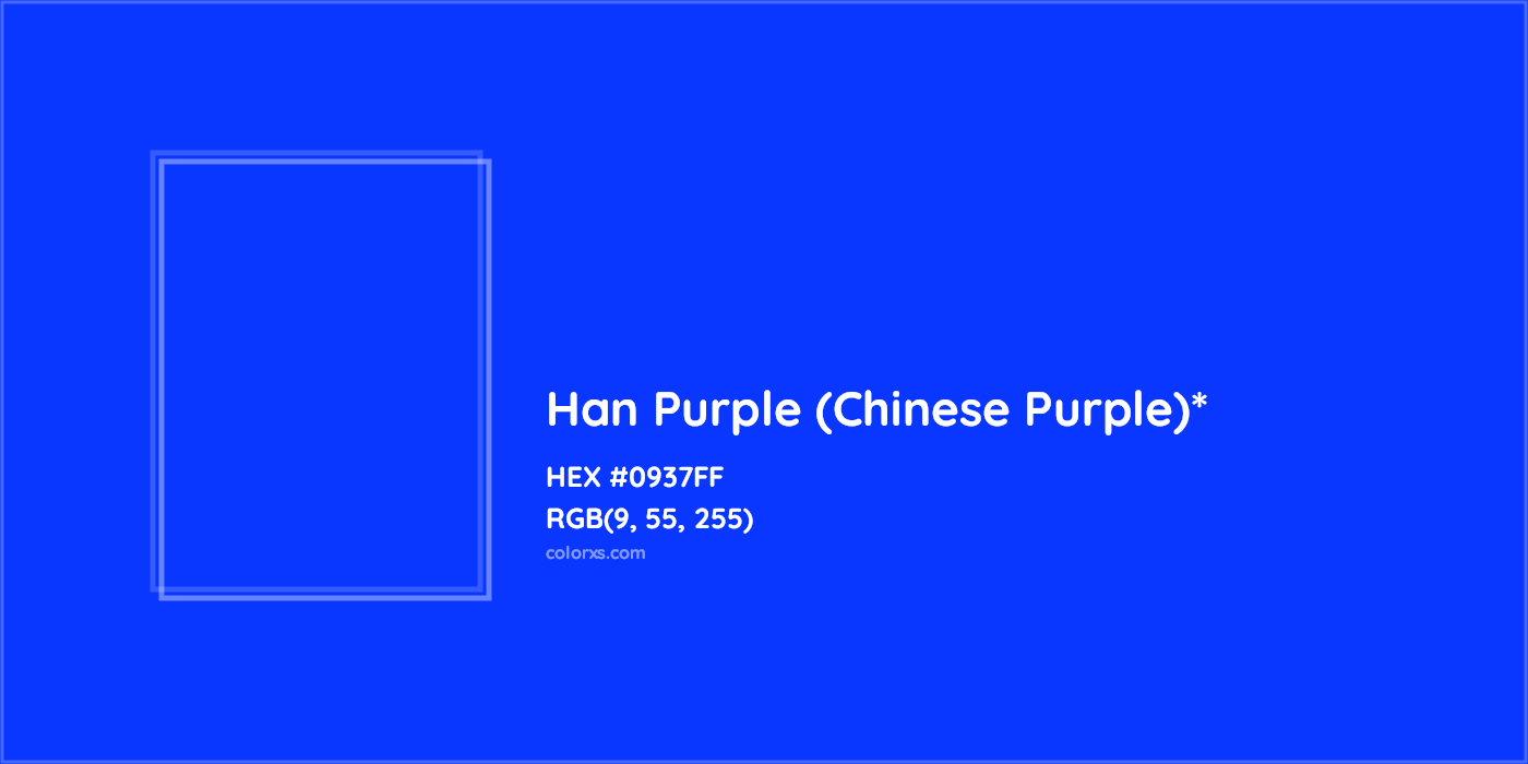 HEX #0937FF Color Name, Color Code, Palettes, Similar Paints, Images