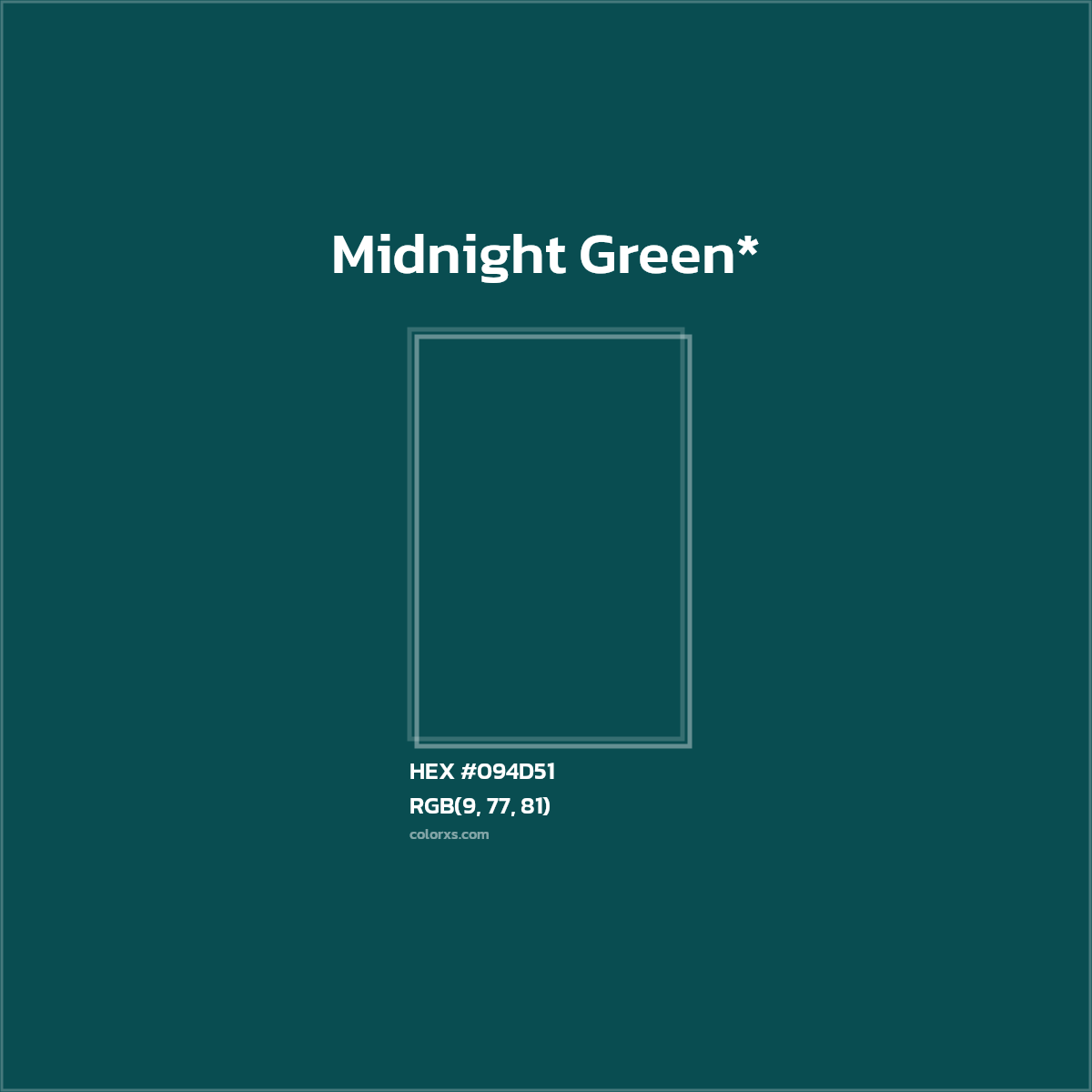 HEX #094D51 Color Name, Color Code, Palettes, Similar Paints, Images