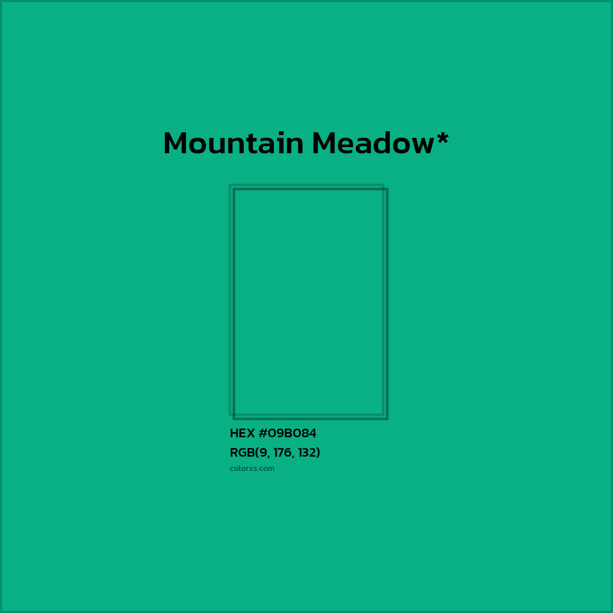 HEX #09B084 Color Name, Color Code, Palettes, Similar Paints, Images