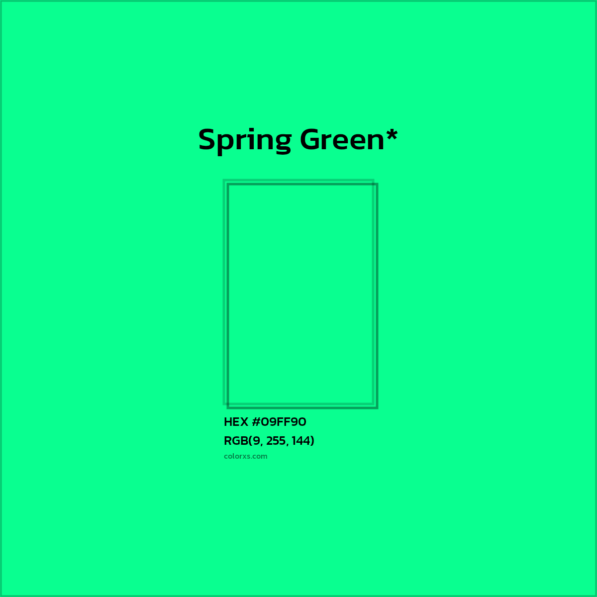 HEX #09FF90 Color Name, Color Code, Palettes, Similar Paints, Images