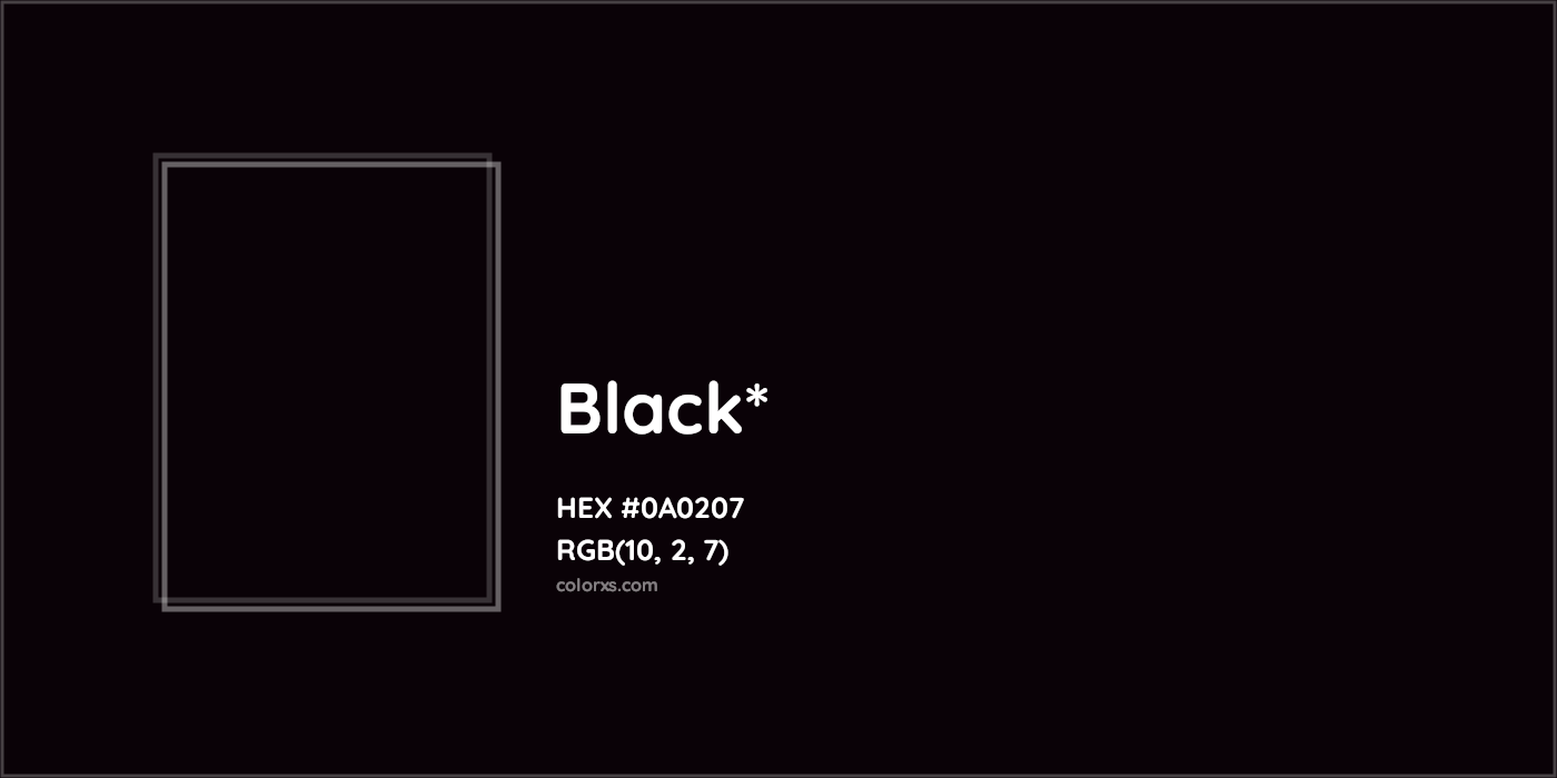 HEX #0A0207 Color Name, Color Code, Palettes, Similar Paints, Images