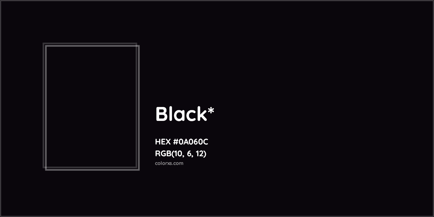 HEX #0A060C Color Name, Color Code, Palettes, Similar Paints, Images