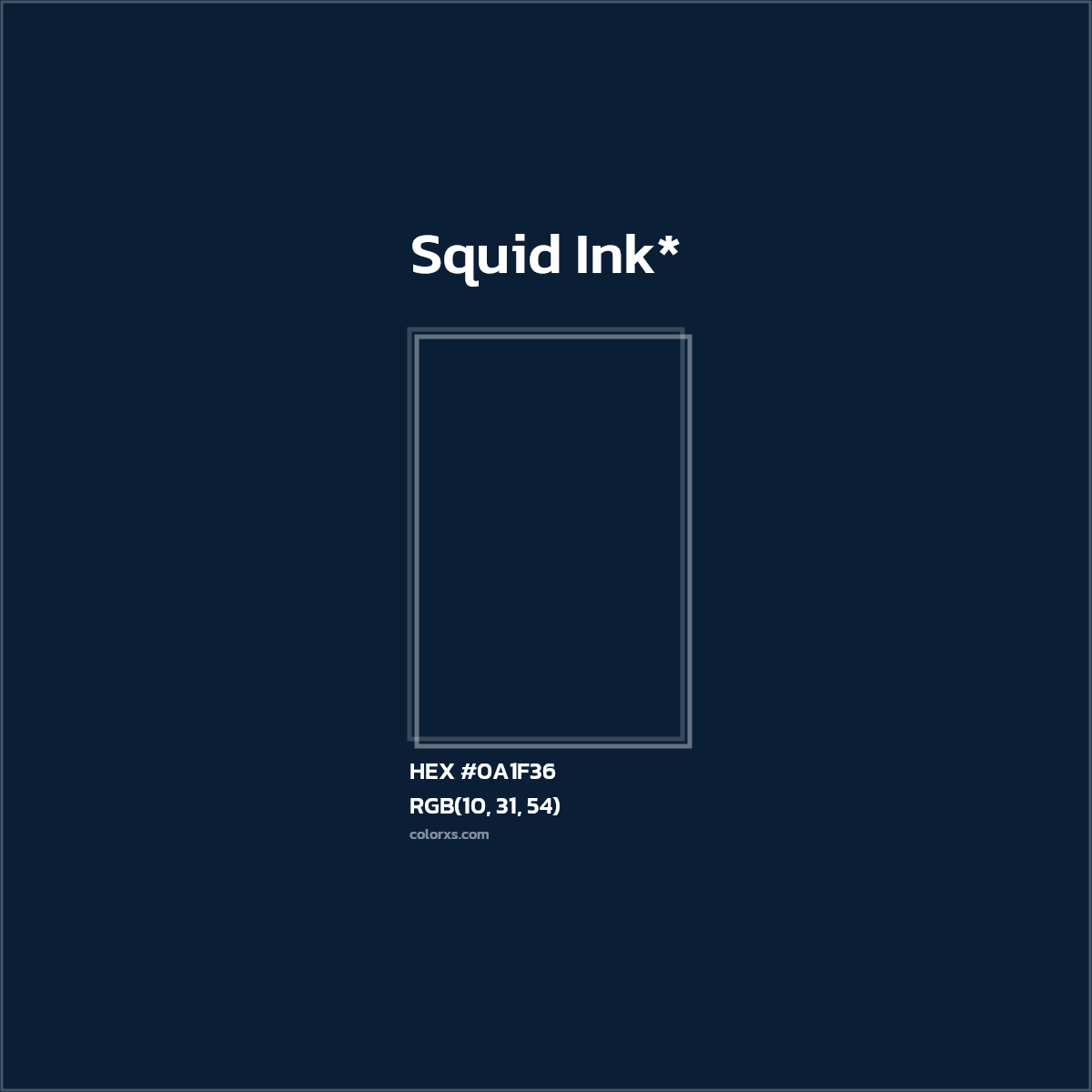 HEX #0A1F36 Color Name, Color Code, Palettes, Similar Paints, Images