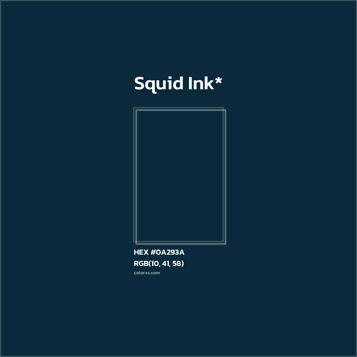 HEX #0A293A Color Name, Color Code, Palettes, Similar Paints, Images