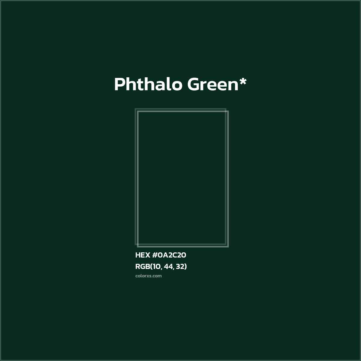 HEX #0A2C20 Color Name, Color Code, Palettes, Similar Paints, Images