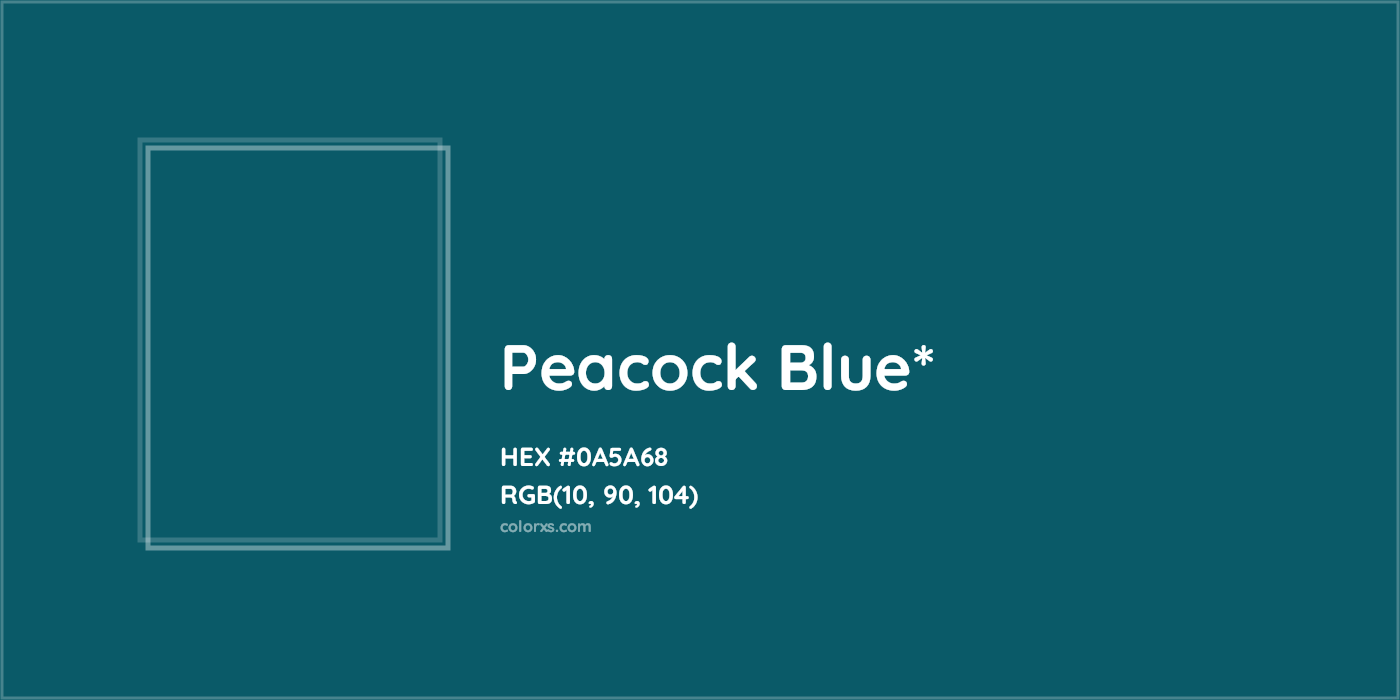 HEX #0A5A68 Color Name, Color Code, Palettes, Similar Paints, Images