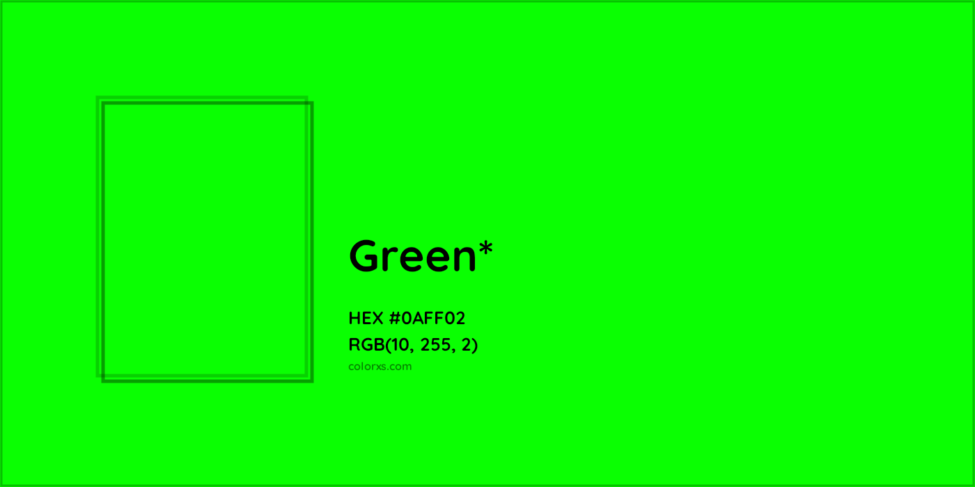HEX #0AFF02 Color Name, Color Code, Palettes, Similar Paints, Images