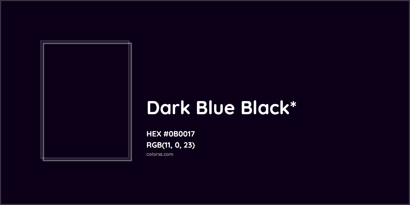 HEX #0B0017 Color Name, Color Code, Palettes, Similar Paints, Images
