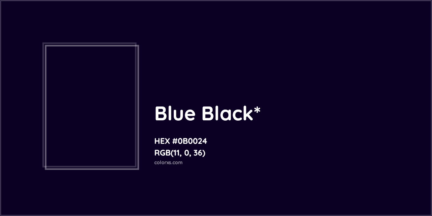 HEX #0B0024 Color Name, Color Code, Palettes, Similar Paints, Images