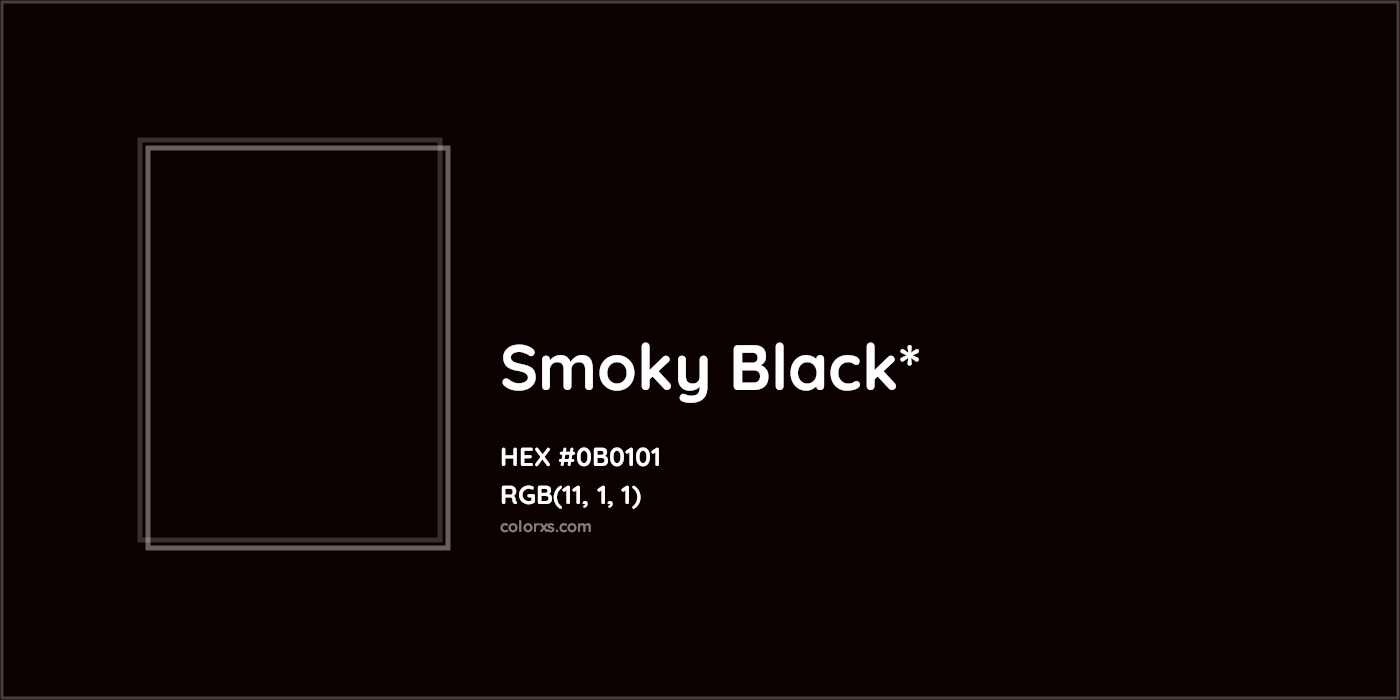 HEX #0B0101 Color Name, Color Code, Palettes, Similar Paints, Images