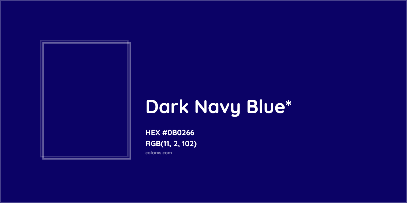 HEX #0B0266 Color Name, Color Code, Palettes, Similar Paints, Images