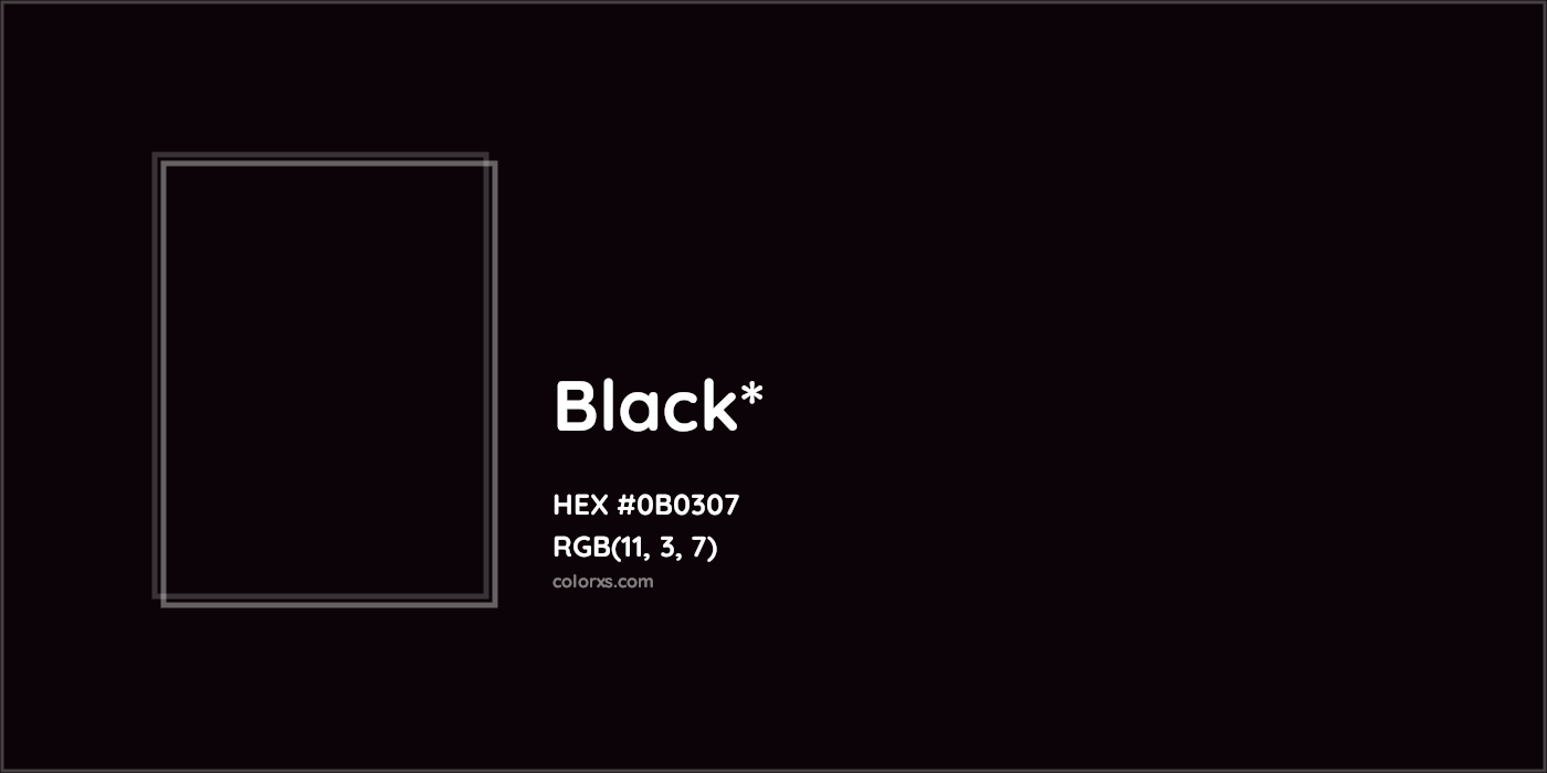 HEX #0B0307 Color Name, Color Code, Palettes, Similar Paints, Images