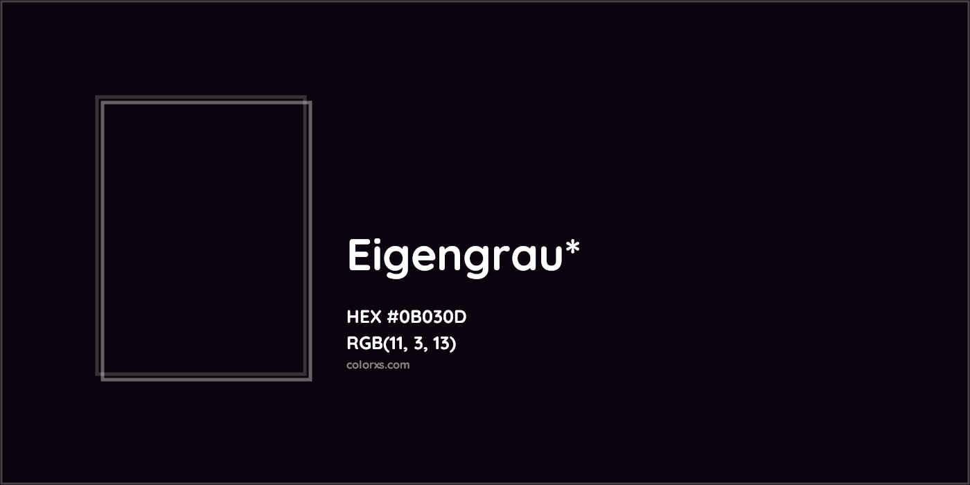 HEX #0B030D Color Name, Color Code, Palettes, Similar Paints, Images
