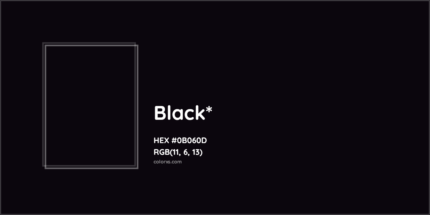 HEX #0B060D Color Name, Color Code, Palettes, Similar Paints, Images