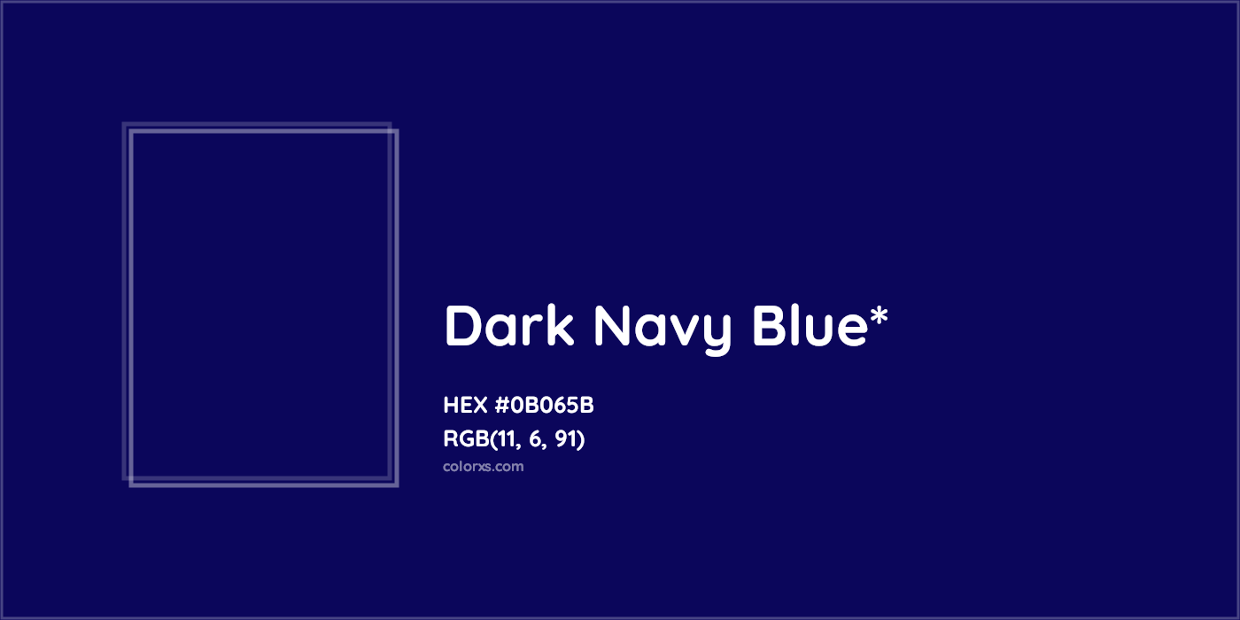 HEX #0B065B Color Name, Color Code, Palettes, Similar Paints, Images