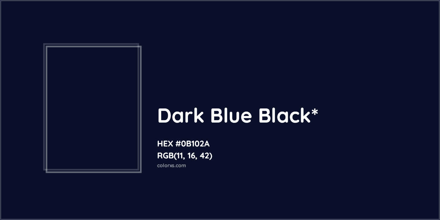 HEX #0B102A Color Name, Color Code, Palettes, Similar Paints, Images