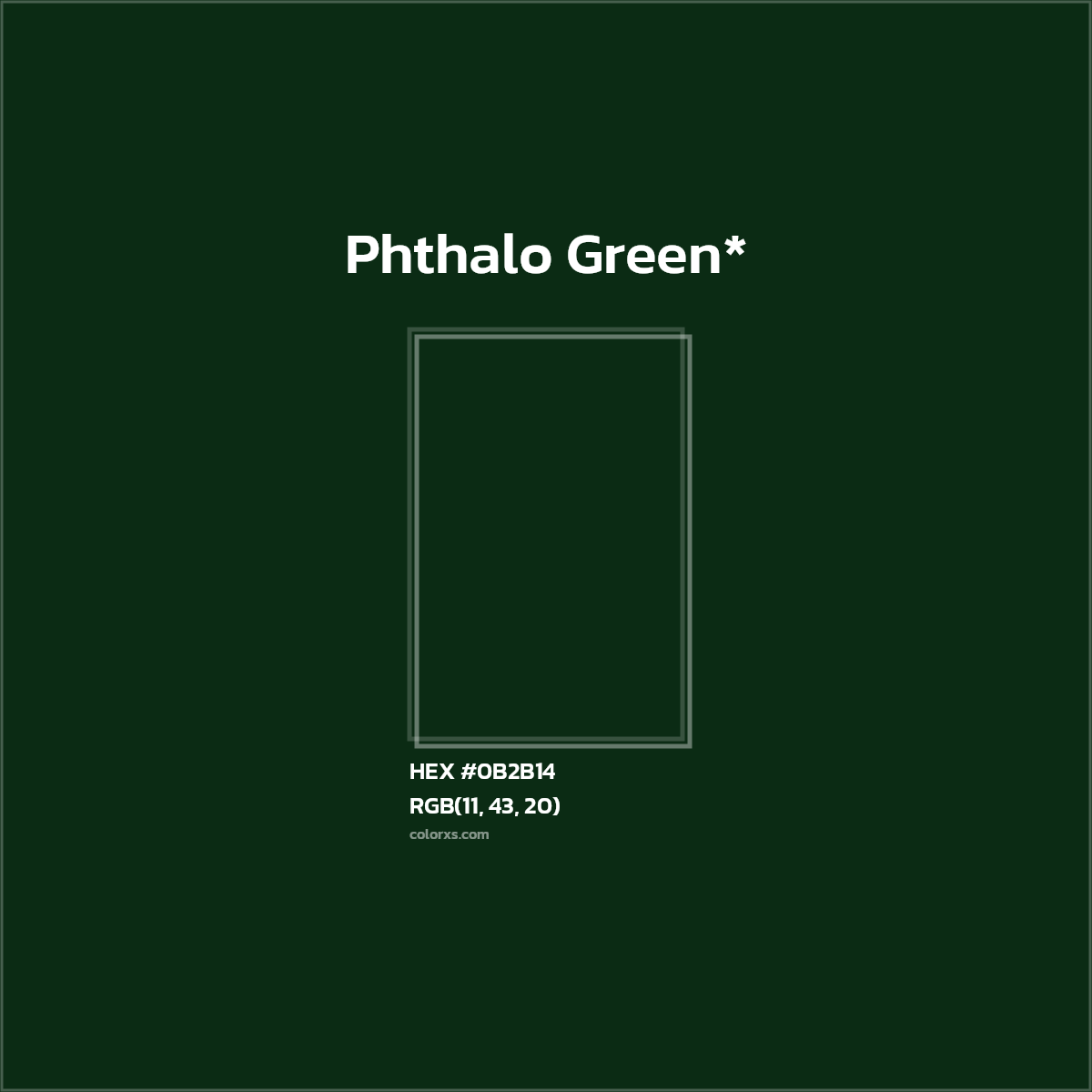 HEX #0B2B14 Color Name, Color Code, Palettes, Similar Paints, Images