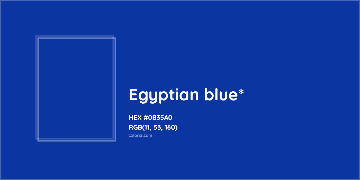 HEX #0B35A0 Color Name, Color Code, Palettes, Similar Paints, Images