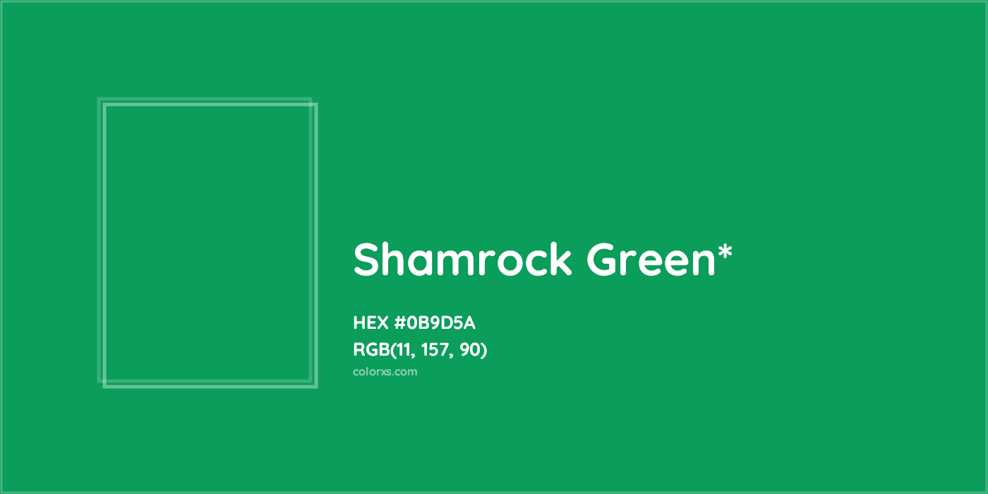 HEX #0B9D5A Color Name, Color Code, Palettes, Similar Paints, Images