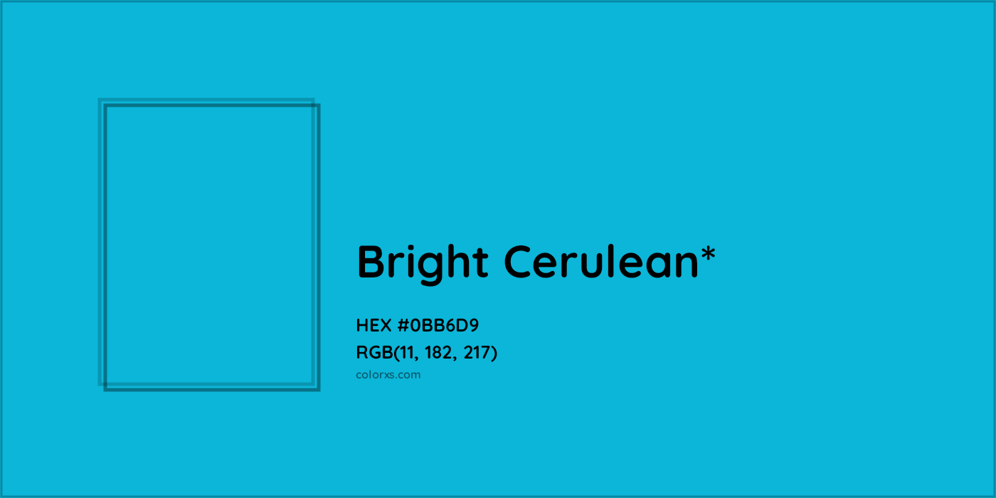 HEX #0BB6D9 Color Name, Color Code, Palettes, Similar Paints, Images